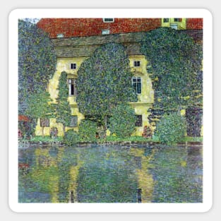 Schloss Kammer on the Attersee III By Gustav Klimt Sticker